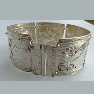 Silver Peruvian bracelet